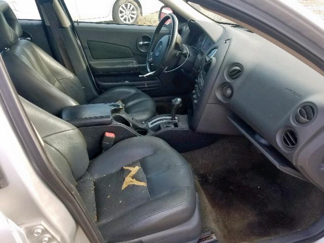 2G2WS522041146798 - 2004 PONTIAC GRAND PRIX SILVER photo 5