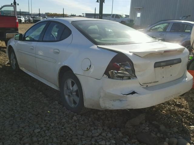 2G2WP522151212603 - 2005 PONTIAC GRAND PRIX WHITE photo 3
