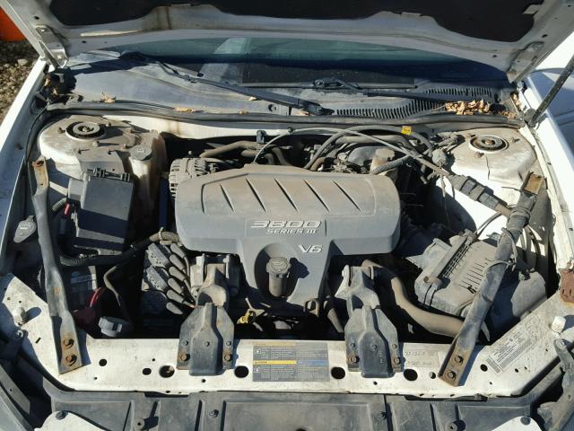 2G2WP522151212603 - 2005 PONTIAC GRAND PRIX WHITE photo 7