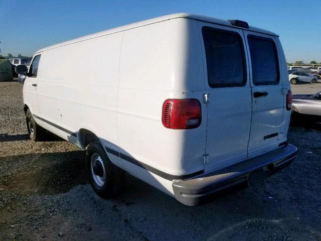 2D7LB31Z03K509665 - 2003 DODGE RAM VAN B3 WHITE photo 3