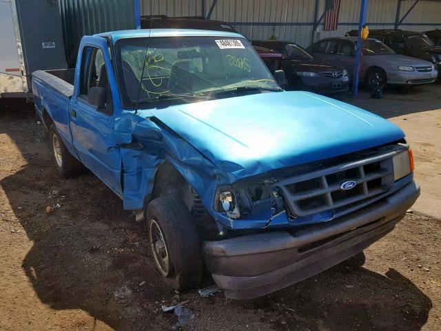 1FTCR10A6RTA44324 - 1994 FORD RANGER BLUE photo 1