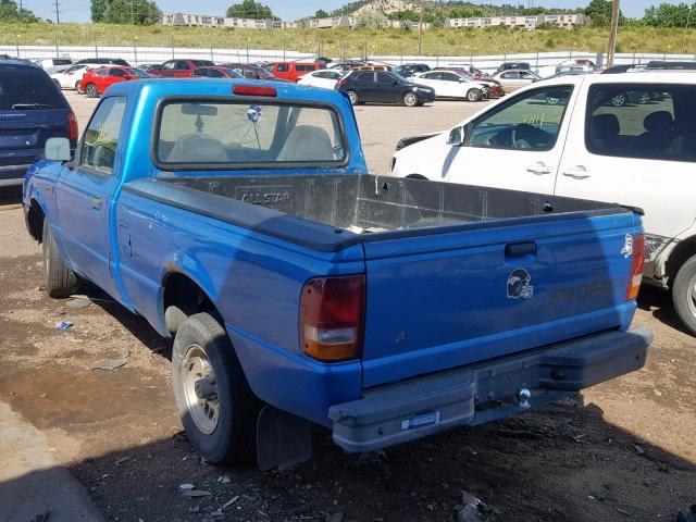 1FTCR10A6RTA44324 - 1994 FORD RANGER BLUE photo 3