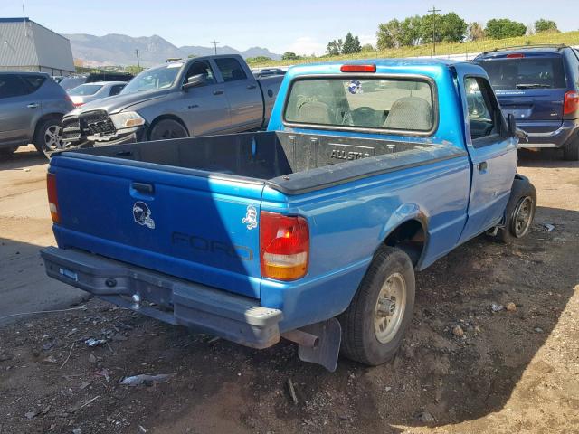 1FTCR10A6RTA44324 - 1994 FORD RANGER BLUE photo 4