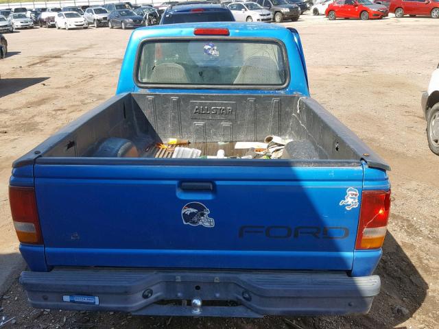 1FTCR10A6RTA44324 - 1994 FORD RANGER BLUE photo 6