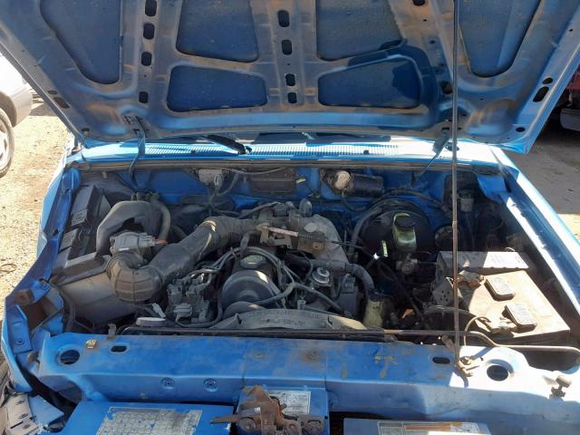 1FTCR10A6RTA44324 - 1994 FORD RANGER BLUE photo 7