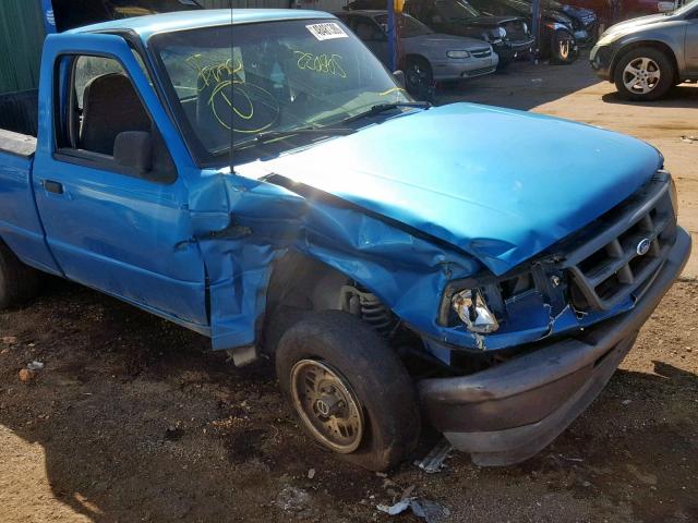 1FTCR10A6RTA44324 - 1994 FORD RANGER BLUE photo 9