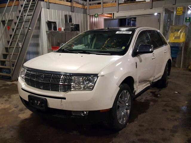 2LMDU68C68BJ36988 - 2008 LINCOLN MKX WHITE photo 2