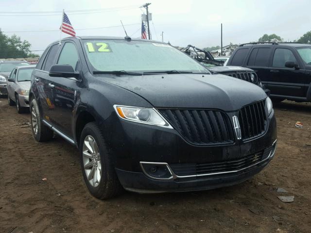 2LMDJ8JK4CBL16047 - 2012 LINCOLN MKX BLACK photo 1