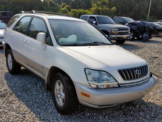 JTJGF10U130161853 - 2003 LEXUS RX 300 WHITE photo 1