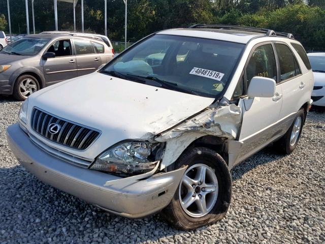 JTJGF10U130161853 - 2003 LEXUS RX 300 WHITE photo 2