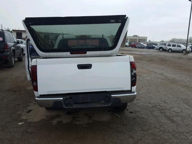 1GCCS148868239500 - 2006 CHEVROLET COLORADO WHITE photo 6