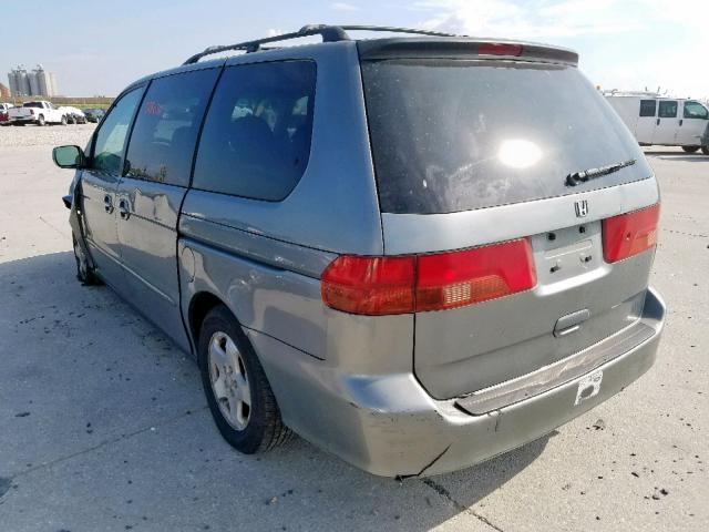 2HKRL1875YH601621 - 2000 HONDA ODYSSEY EX SILVER photo 3