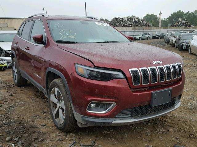 1C4PJMDX8KD235557 - 2019 JEEP CHEROKEE L RED photo 1