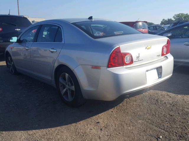 1G1ZC5E0XCF161065 - 2012 CHEVROLET MALIBU 1LT SILVER photo 3