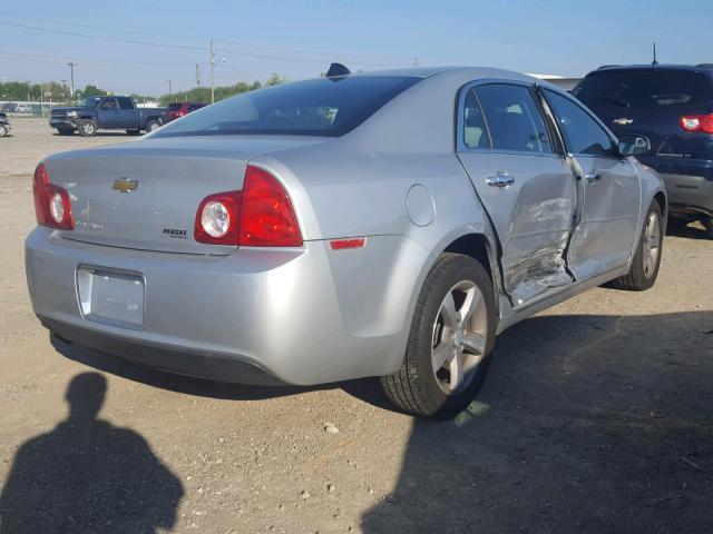 1G1ZC5E0XCF161065 - 2012 CHEVROLET MALIBU 1LT SILVER photo 4