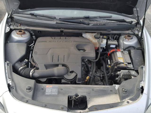 1G1ZC5E0XCF161065 - 2012 CHEVROLET MALIBU 1LT SILVER photo 7