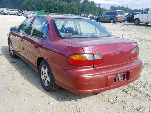 1G1ND52F24M706029 - 2004 CHEVROLET CLASSIC MAROON photo 3