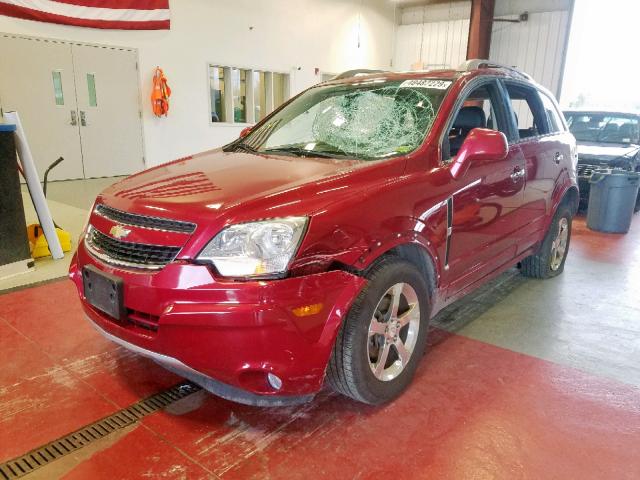 3GNAL3E5XCS607173 - 2012 CHEVROLET CAPTIVA SP RED photo 2