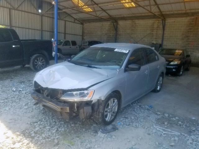 3VW2K7AJ7FM201612 - 2015 VOLKSWAGEN JETTA BASE 银色 照片 2
