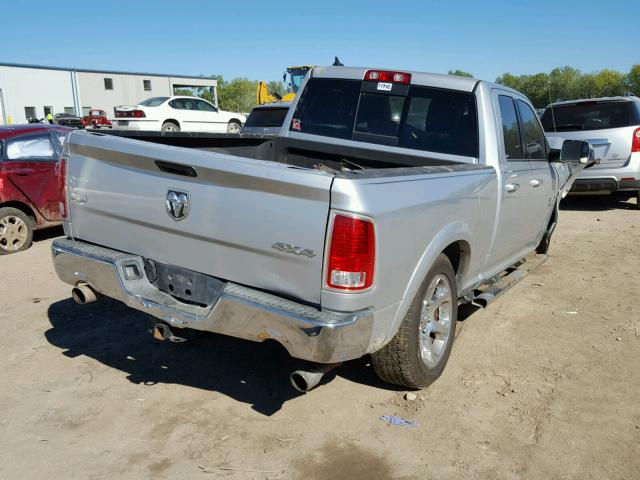 1C6RR7JT7ES107161 - 2014 RAM 1500 LARAM SILVER photo 4