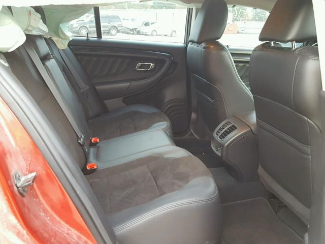 1FAHP2KT6BG108222 - 2011 FORD TAURUS SHO RED photo 6