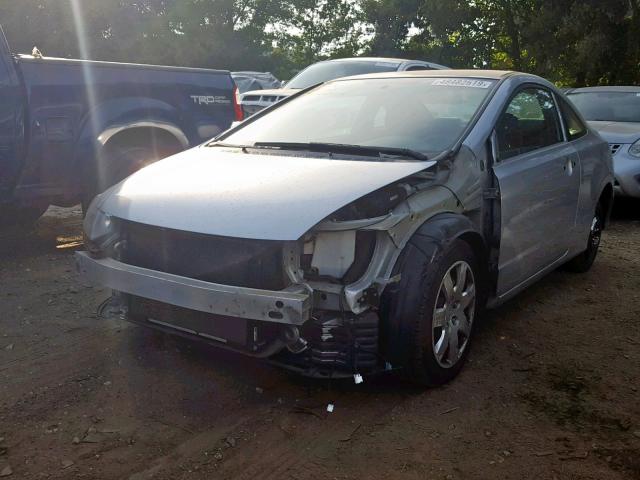 2HGFG1B60AH510828 - 2010 HONDA CIVIC LX SILVER photo 2