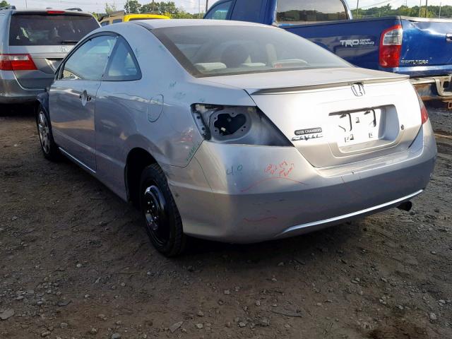 2HGFG1B60AH510828 - 2010 HONDA CIVIC LX SILVER photo 3