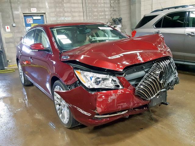 1G4GF5G34GF116833 - 2016 BUICK LACROSSE P RED photo 1