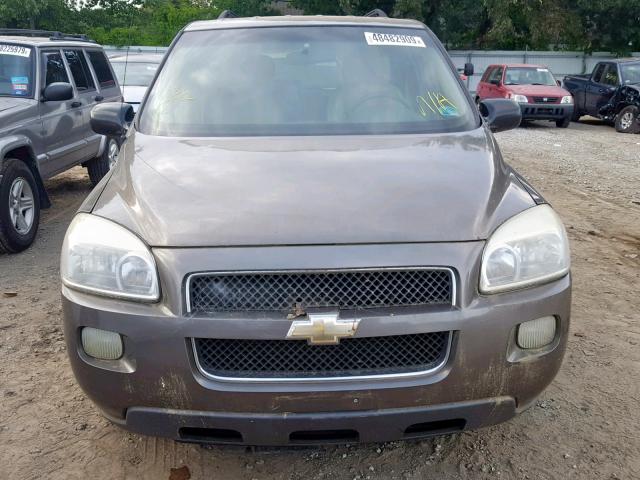 1GNDV23L65D255876 - 2005 CHEVROLET UPLANDER L BROWN photo 9