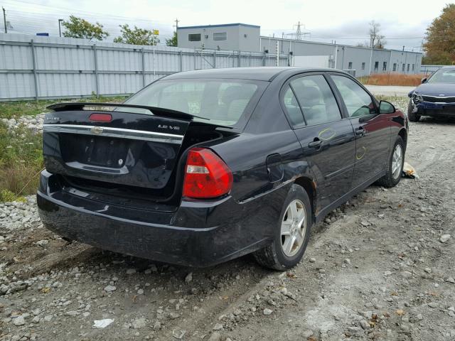 1G1ZT54835F284555 - 2005 CHEVROLET MALIBU LS 黑色 照片 4