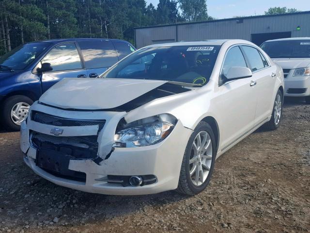 1G1ZE5E03CF319868 - 2012 CHEVROLET MALIBU LTZ თეთრი ფოტო 2
