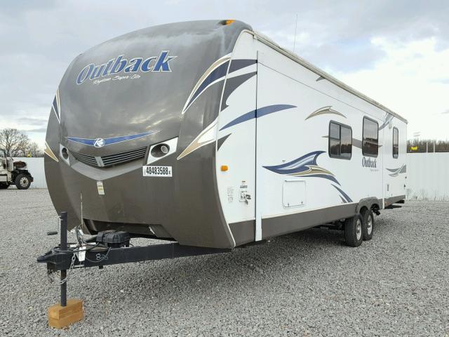 4YDT32027CB452826 - 2012 KEYSTONE OUTBACK TWO TONE photo 2