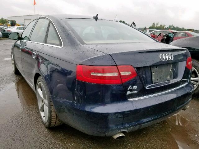 WAUKGAFB0AN039370 - 2010 AUDI A6 PRESTIG BLUE photo 3