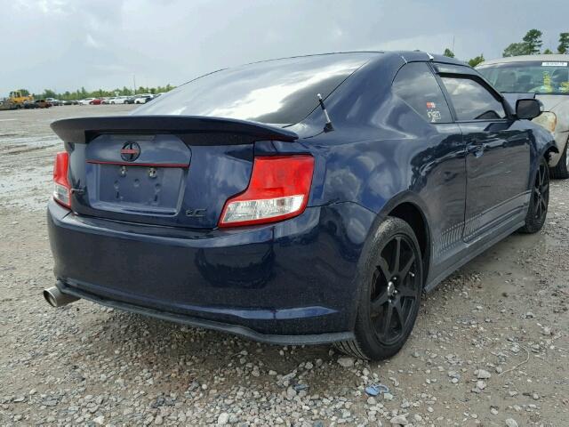 JTKJF5C71C3036672 - 2012 TOYOTA SCION TC 蓝色 照片 4