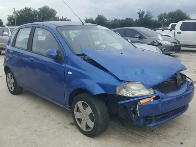 KL1TD66648B191963 - 2008 CHEVROLET AVEO BASE ლურჯი ფოტო 1