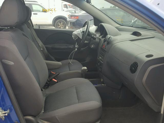 KL1TD66648B191963 - 2008 CHEVROLET AVEO BASE ლურჯი ფოტო 5