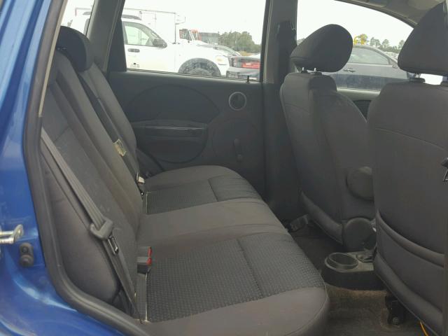 KL1TD66648B191963 - 2008 CHEVROLET AVEO BASE ლურჯი ფოტო 6