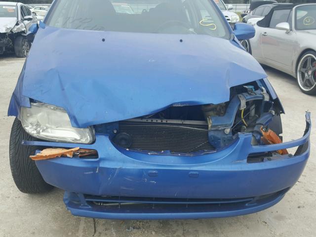 KL1TD66648B191963 - 2008 CHEVROLET AVEO BASE ლურჯი ფოტო 9