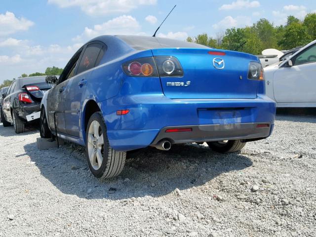 JM1BK323261504161 - 2006 MAZDA 3 S BLUE photo 3