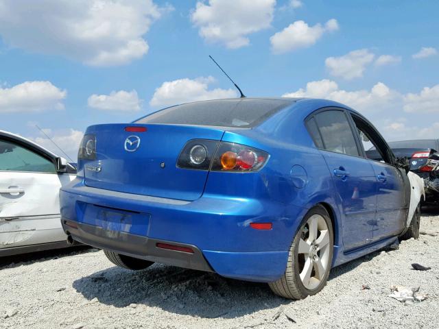 JM1BK323261504161 - 2006 MAZDA 3 S BLUE photo 4