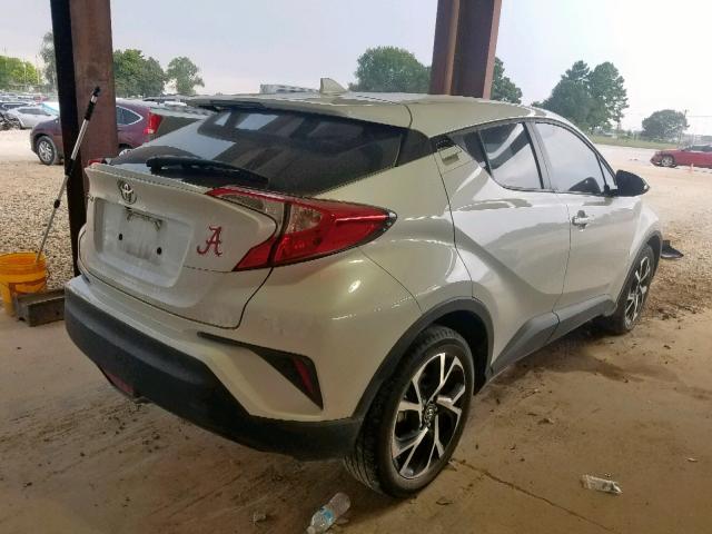 NMTKHMBX4JR050626 - 2018 TOYOTA C-HR XLE WHITE photo 4