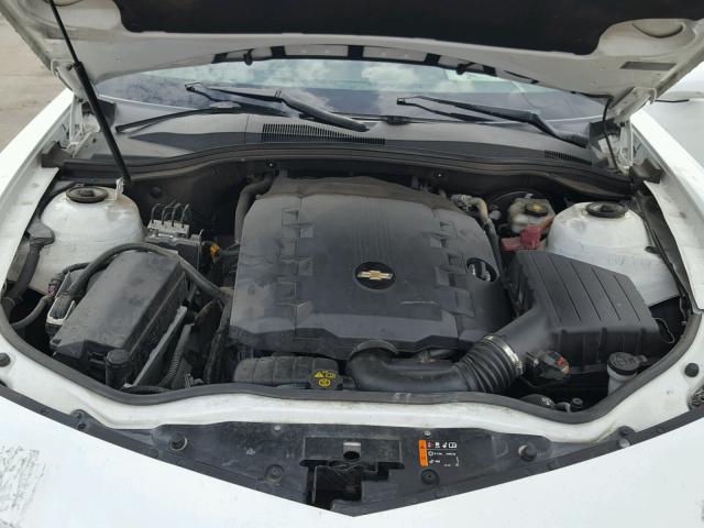 2G1FA1E34E9319004 - 2014 CHEVROLET CAMARO LS WHITE photo 7