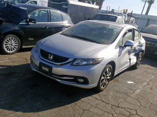 19XFB2F98DE238519 - 2013 HONDA CIVIC EXL 银色 照片 2
