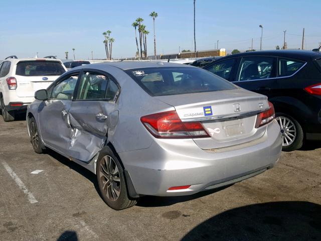 19XFB2F98DE238519 - 2013 HONDA CIVIC EXL 银色 照片 3