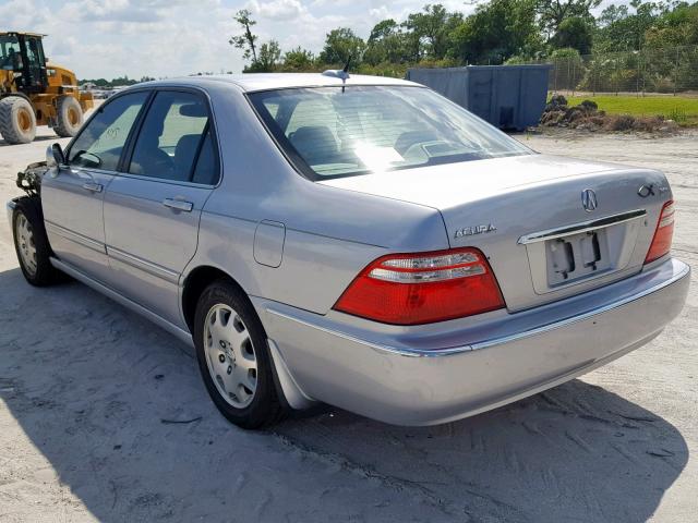 JH4KA96664C000917 - 2004 ACURA 3.5RL SILVER photo 3