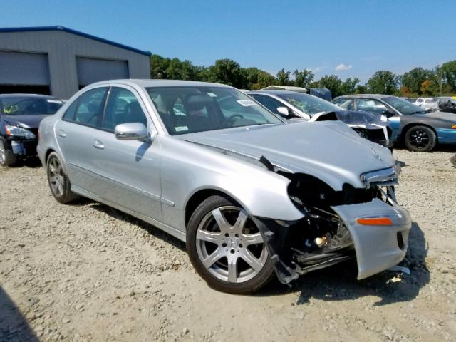 WDBUF56X77B005730 - 2007 MERCEDES-BENZ E-CLASS SILVER photo 1