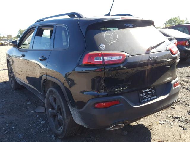 1C4PJMCS0FW764338 - 2015 JEEP CHEROKEE L BLACK photo 3