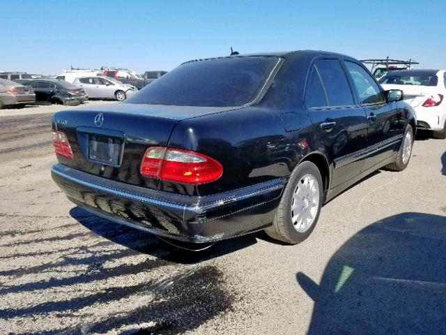 WDBJF65J71B205844 - 2001 MERCEDES-BENZ E 320 BLACK photo 4