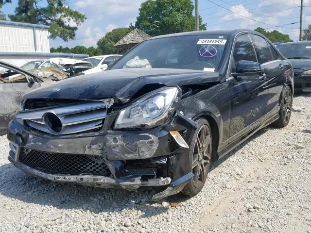 WDDGF4HB1DA770028 - 2013 MERCEDES-BENZ C 250 BLACK photo 2