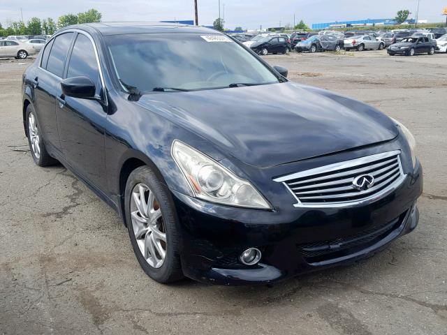 JN1CV6AR2AM254790 - 2010 INFINITI G37 BLACK photo 1